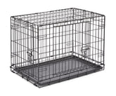 New World 30 inch crate front view for easy access and secure containment.