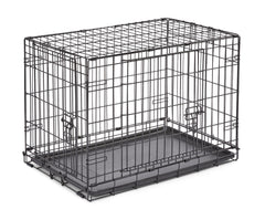New World 30 inch crate front view for easy access and secure containment.