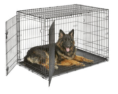 New World 48-inch crate with front double doors for easy access