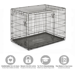 New World crate double-door access supports flexible placement and easy entry