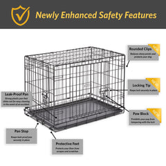 New World leak proof tray inside aids quick cleanup after pets.