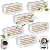 NEWKE 6-pack deodorizer blocks in sage cedar improve litter box odor control