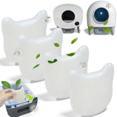 NEWKE cumrige deodorizer in cat-design neutralizes odors with a playful look.