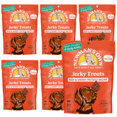 Newman's Own beef and sweet potato jerky bag, six-pack, ideal training rewards.