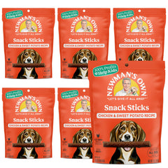 Newman's Own Chicken and Sweet Potato Sticks pack for quick training rewards.