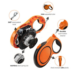 NexLogi heavy-duty nylon tape with rustproof swivel hook for durability.