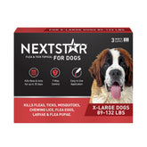 NEXTSTAR flea and tick drops applied to application-area for fast protection