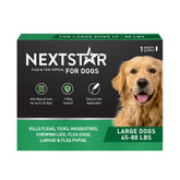 NEXTSTAR dog topical bottle ready for fast-acting flea and tick protection.