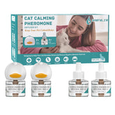 NHMFMLZW cat pheromone diffuser two diffusers for wide area calming in homes