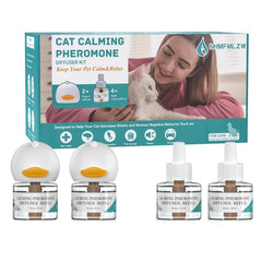 NHMFMLZW cat pheromone diffuser two diffusers for wide area calming in homes