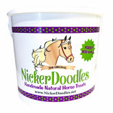 NickerDoodles 1 lb pail ready for easy medication time.