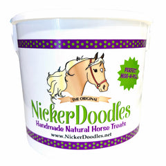 NickerDoodles 1 lb pail ready for easy medication time.