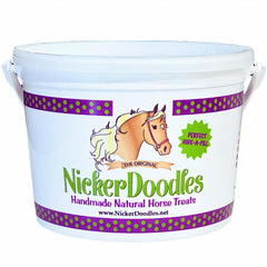 Nickerdoodles soft-baked horse treats close-up for easy pill masking during care.