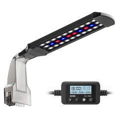 NICREW Clip-on Aquarium Light front view shows natural color rendering for fish and plants