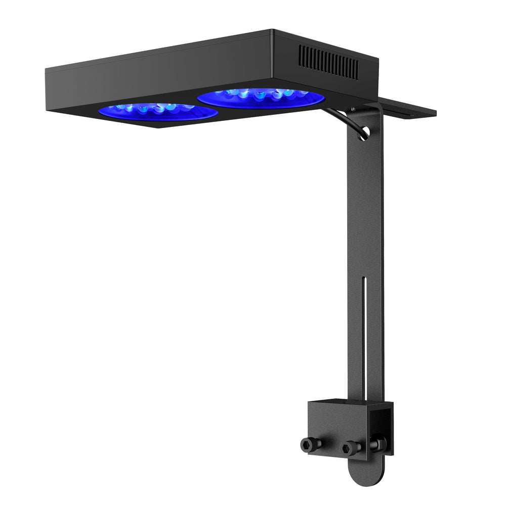 NICREW NavaReef 135W LED light front view showing compact reef-ready design for LPS/SPS tanks
