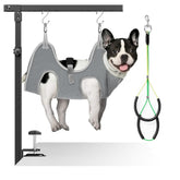 Niffgaff adjustable grooming arm with clamp provides a secure home setup.