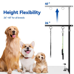 Niffgaff no-sit holders add extra restraint during trims.