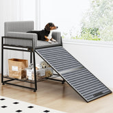 Nigwet Pet Stairs Seat assembly with numbered parts for quick setup.