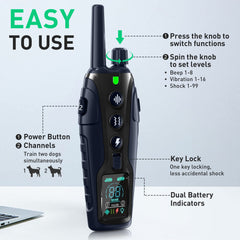 Nikketta RS3 remote in hand for precise outdoor control.