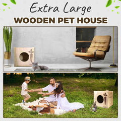 NIKOS PETS rabbit hideout assembled-kit shows quick setup for busy owners