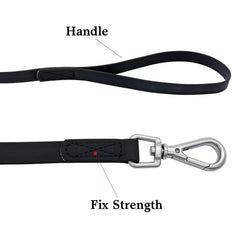 NIMBLE waterproof dog leash 30ft black ideal for controlled outdoor walks