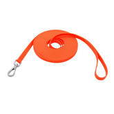 NIMBLE waterproof dog leash 50ft orange during outdoor recall training