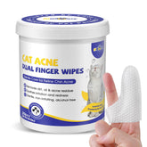 Ninibabie Cat Chin Care Wipes dual-finger design for precise chin cleaning