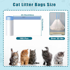 Niserelesa drawstring disposal bag enabling clean waste disposal