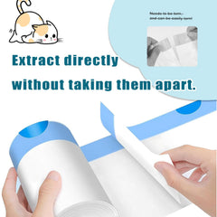 Niserelesa robot-compatible liner mounted for Litter Box Robot 3 & 4