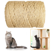 Niserelesa sisal rope roll for 1/4 inch cat scratcher replacement and long-lasting durability.