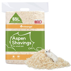 Niteangel Aspen Bedding with soft texture for a cozy tiny-pet habitat.