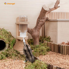 Niteangel four-ounce bottle included for hydration in habitats.