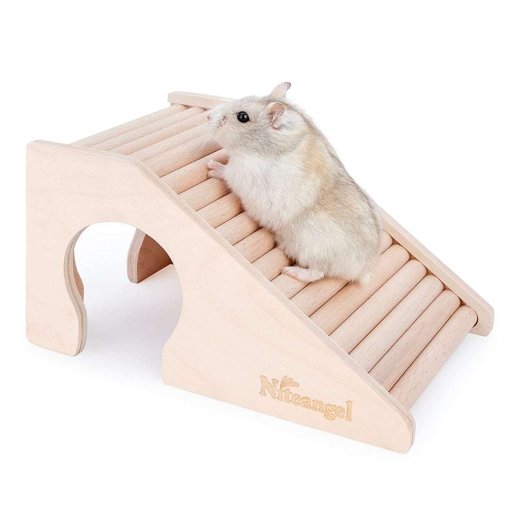 Niteangel hamster house with climbing ladder offering a secure hideout and exercise for small pets