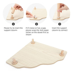 Niteangel Hamster Play Platform in cage setup showing versatile placement