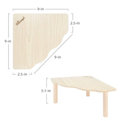 Niteangel Hamster Play Platform wooden surface close up for safe exploration