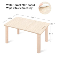 Niteangel Hamster Play wooden platform side view highlights durability and secure play space