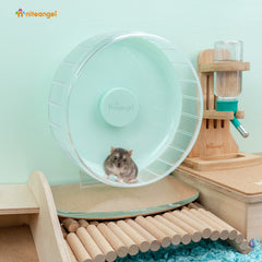 Niteangel wheel with wide running track supports natural running posture.