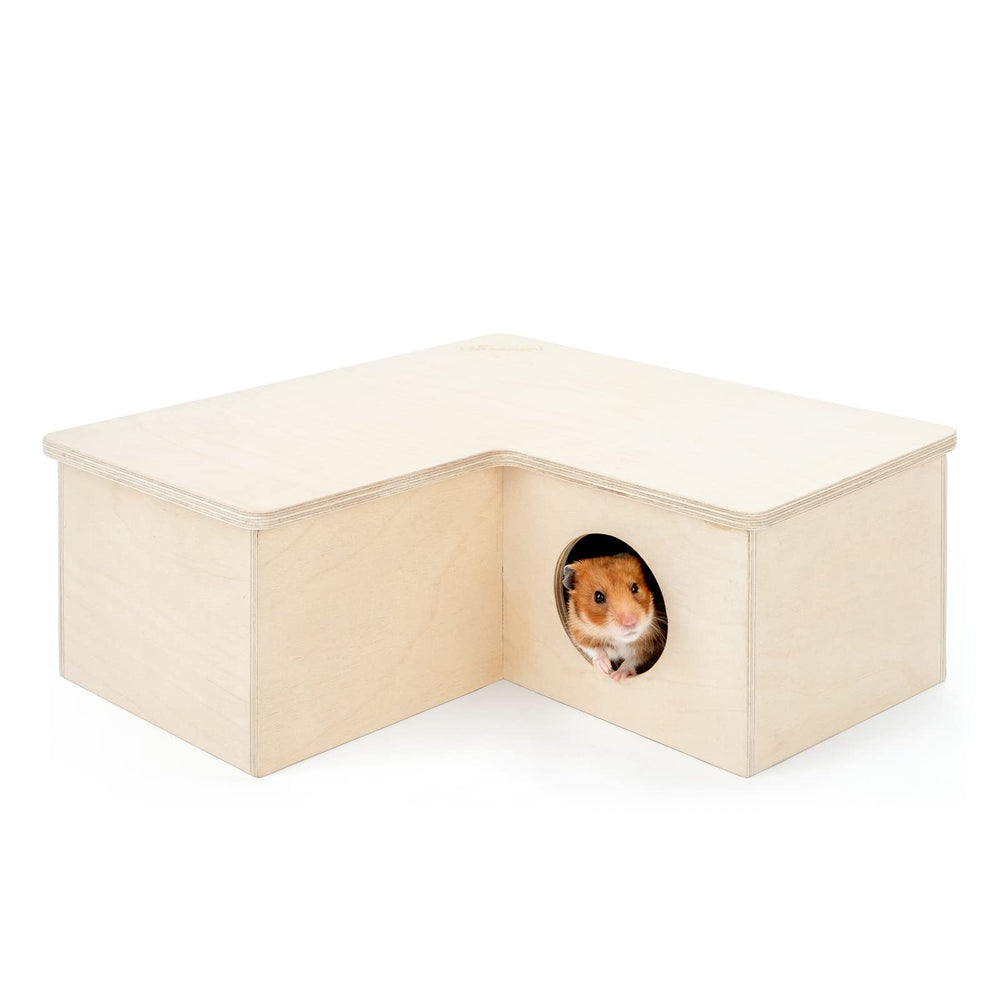 Niteangel multi-chamber hamster house maze, large 3-room design for active play and rest