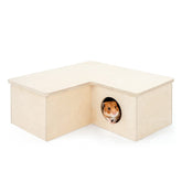Niteangel multi-chamber hamster house maze, large 3-room design for active play and rest