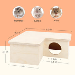 Niteangel hamster maze with single entrance for easy access and observation