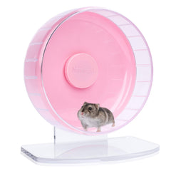 Niteangel Super-Silent 8.2-inch hamster wheel close-up with dual ball bearings for smooth, quiet running.