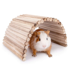 Niteangel suspension bridge ladder front view for hamsters promotes climbing exploration