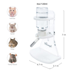 Niteangel water bottle stand provides a stable base for uninterrupted drinking.