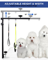 Nitecandy grooming arm clamp providing stable support during grooming