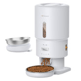 Nityers Automatic Feeder lid twist-lock keeps kibble secure and fresh between servings.