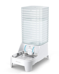 Nityers automatic water bowl faucet showing leak-free design for clean refills.