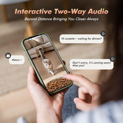 Nityers two-way audio interaction for real-time pet talk