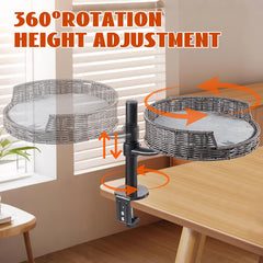 Niubya sturdy metal perch supports up to 30 pounds with secure mounting.