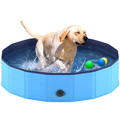 Niubya foldable dog pool setup for cooling outdoor play