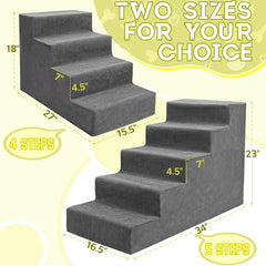 Niubya 4-step side view shows wide, non-slip design for confident climbs